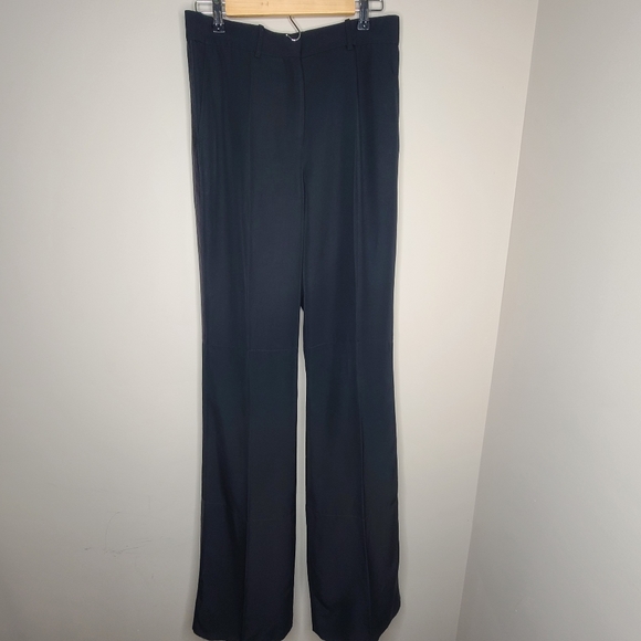 Yves Saint Laurent YSL Rive Gauche High Rise Black Tuxedo Pant Size‎ EU 40 - Picture 1 of 11